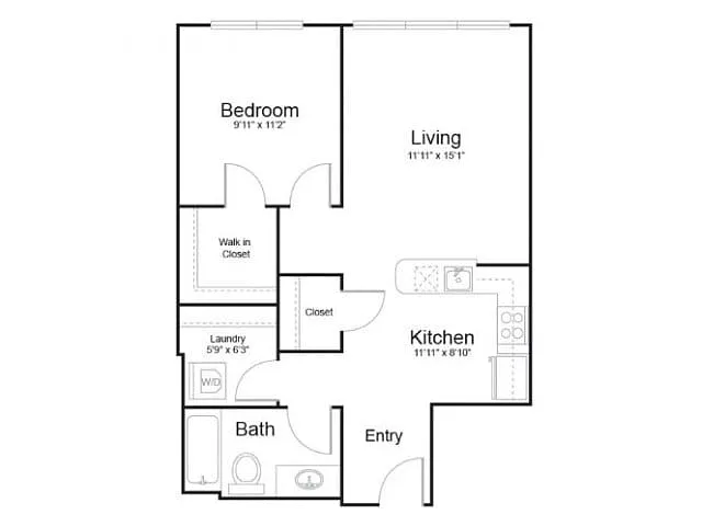 Floor plan 1S1