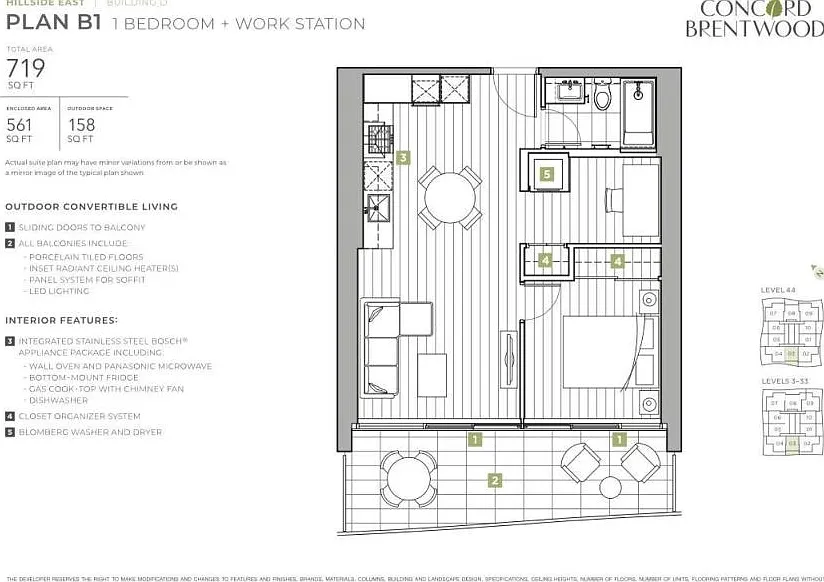 1 bed, 561 sqft, $2,400 — Photo 2