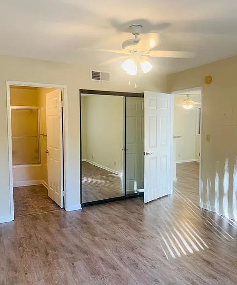 Master Bedroom with Laminate Flooring
