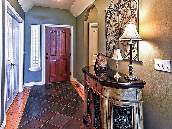 Slate tile entry