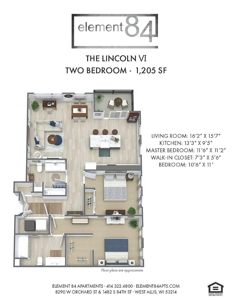Floor plan Lincoln 6