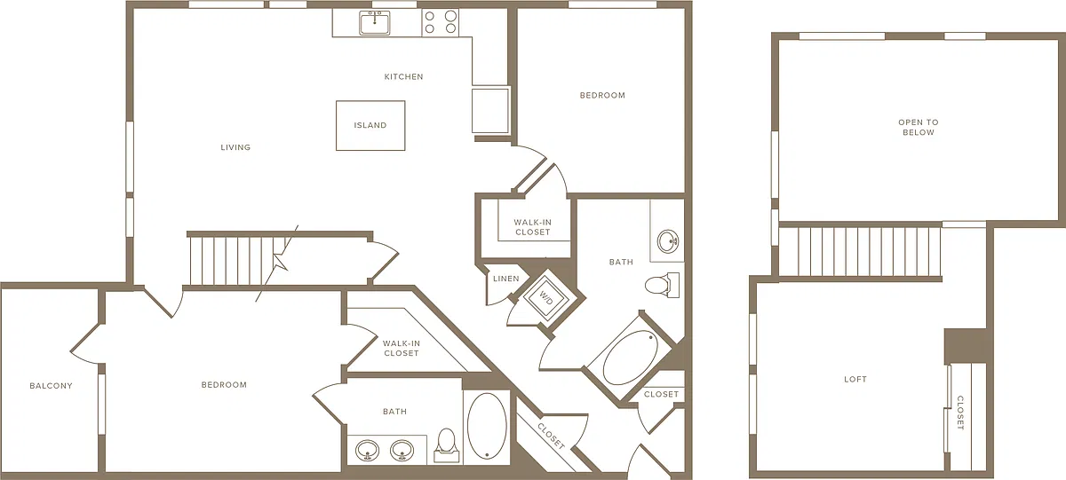 Floor plan B FOURTEEN LOFT