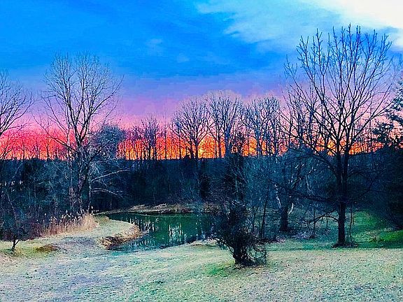 Sunrise from back deck