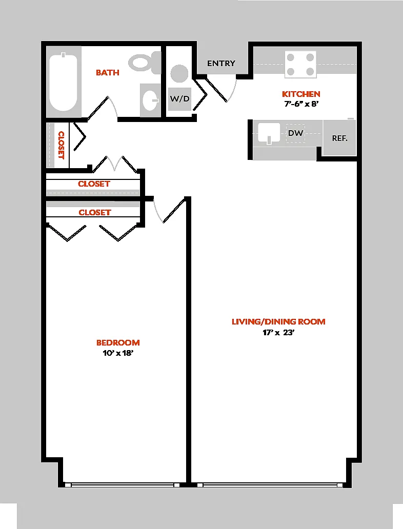 Floor plan Plan 1ER