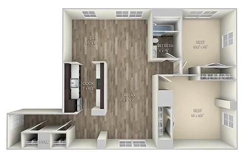 Floor plan Fairmont