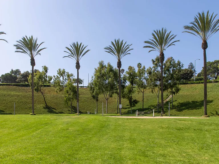 The Triangle Park is steps away from your front door.