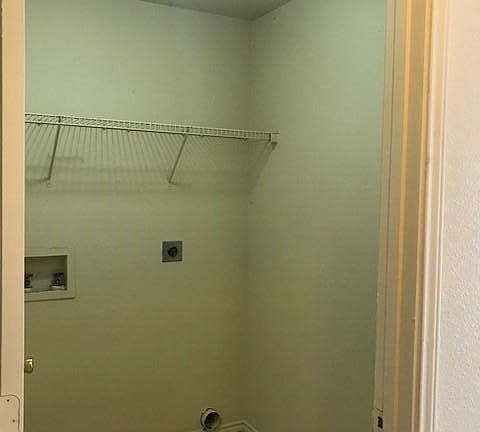 Laundry room with washer and dryer connections