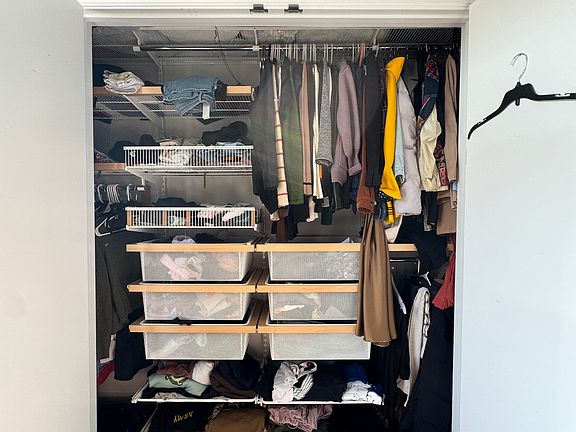 Big closet for clothes/storage