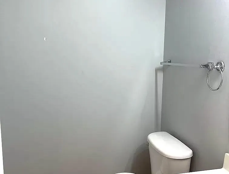 Guest Bathroom located in Hallway.