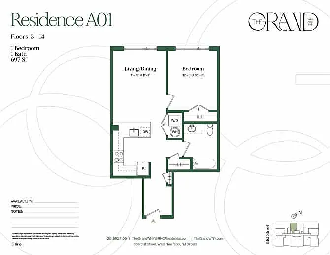 Floor plan A01