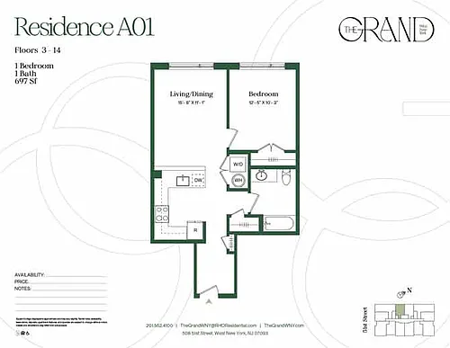 Floor plan A01