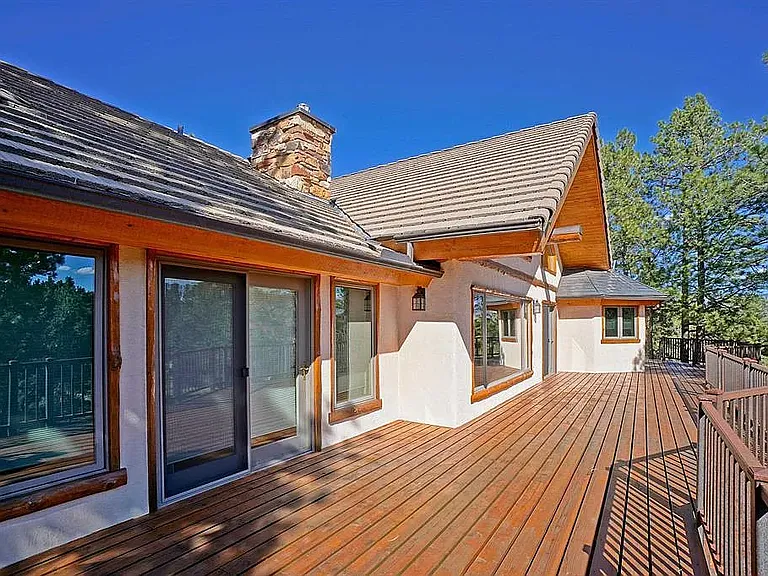 Deck facing east