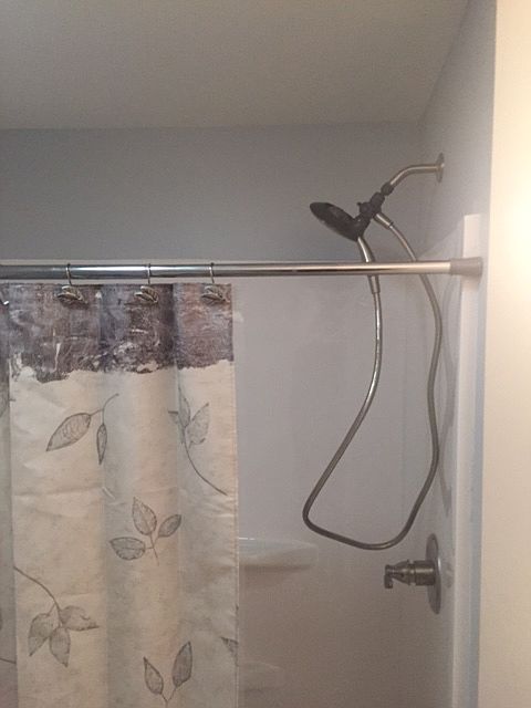 Main level walk in shower