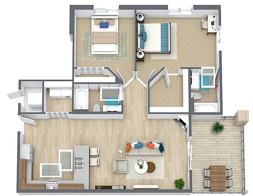 Floor plan Brooks