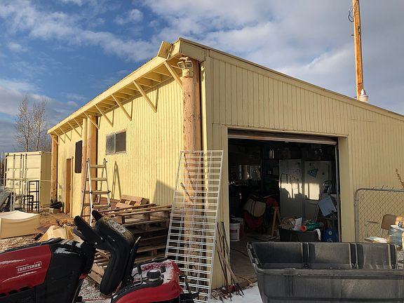 Shop with tools, mini tracto