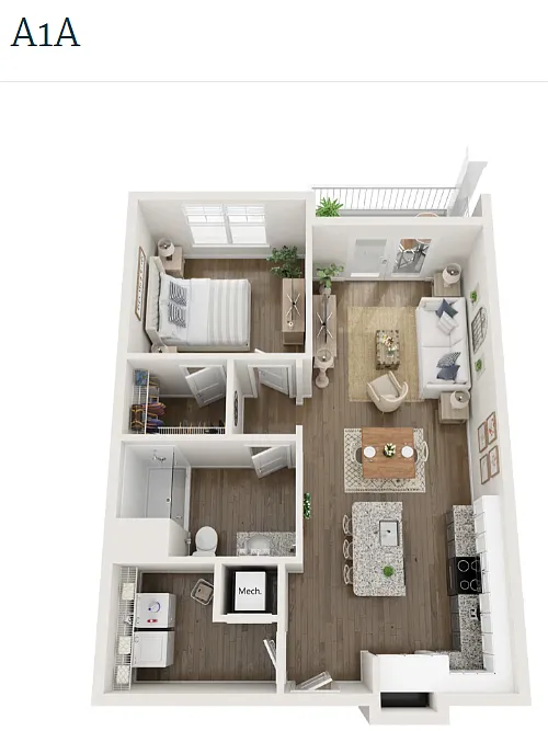 Floor plan A1A