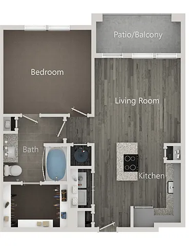 Floor plan 1B