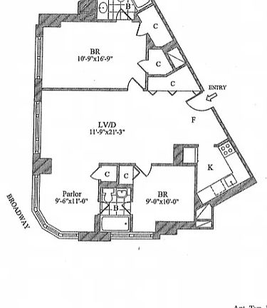 2nd image of 30 W 63rd St APT 12J
