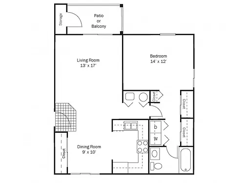Floor plan Cutters Edge-Up