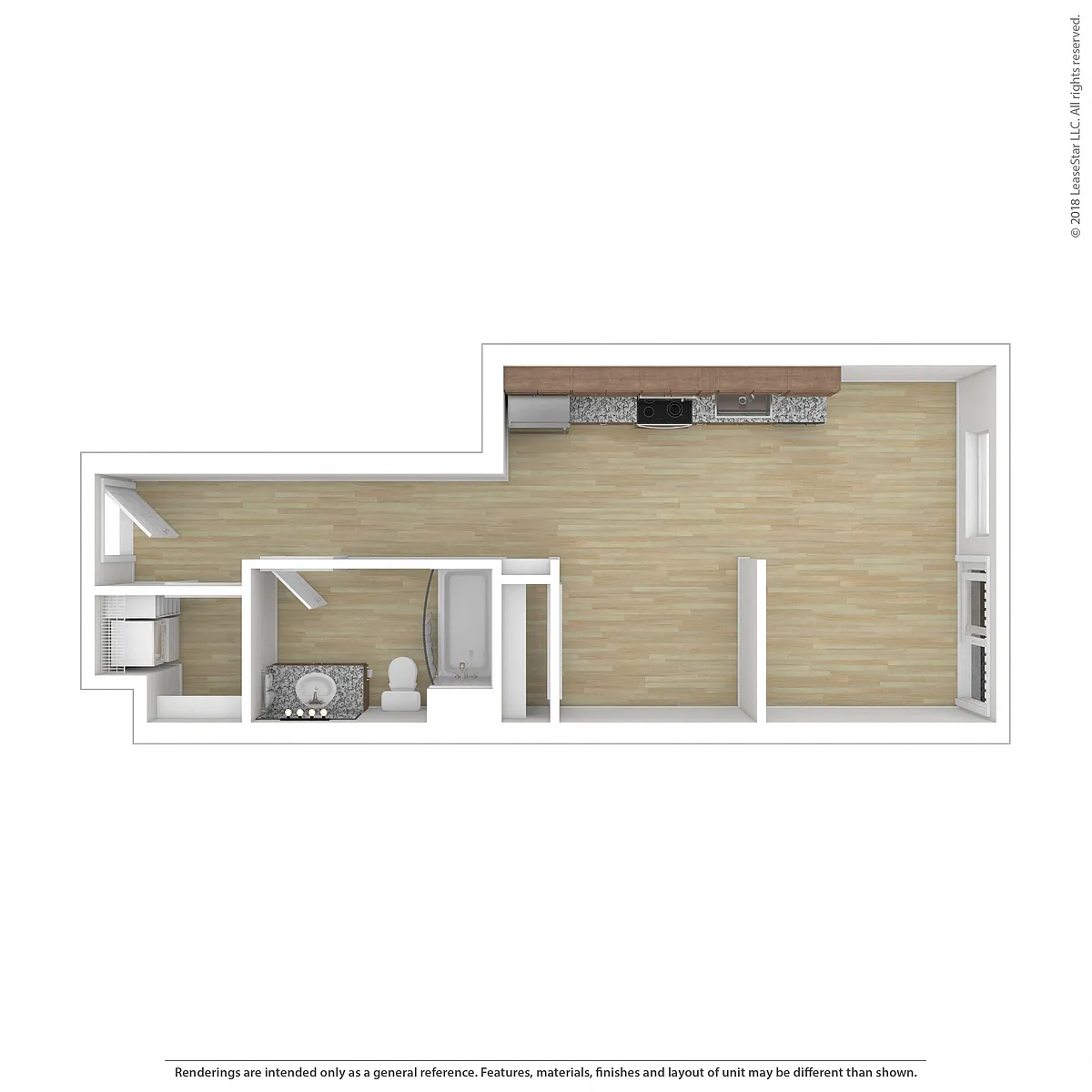Floor plan Studio