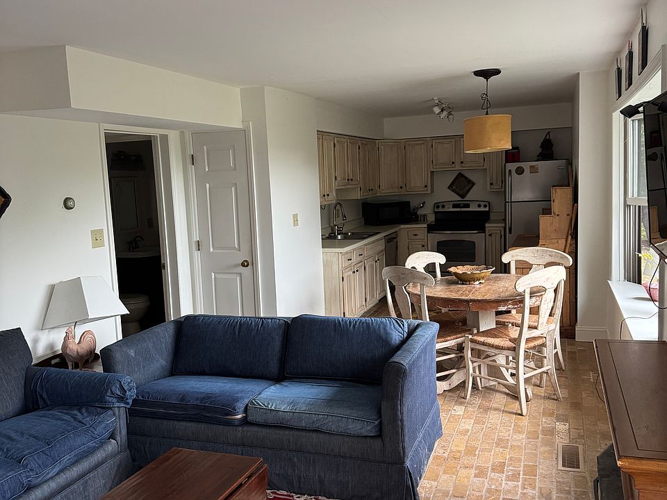Living space open to kitchen
