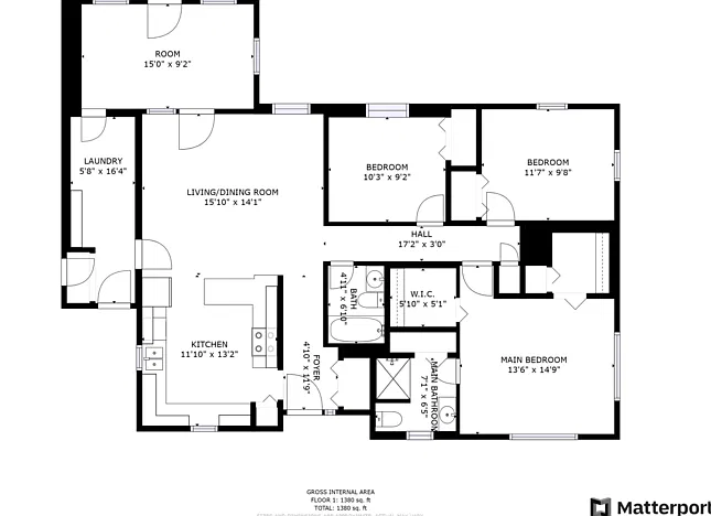 4 bed, 2.0 bath, 1539 sqft, $2,195 — Photo 2