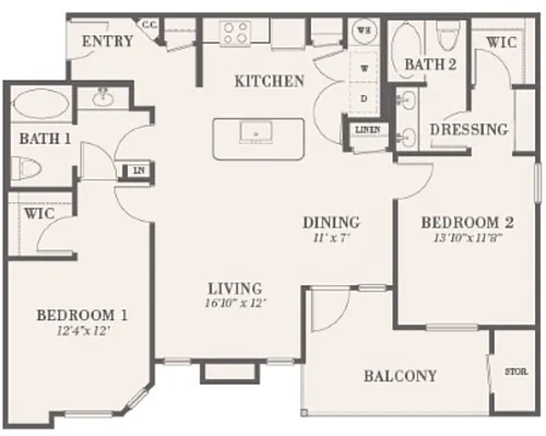 Floor plan B4