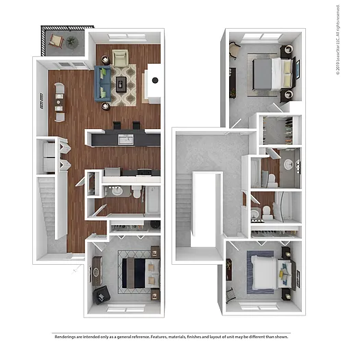 Floor plan 3x3 Aloma