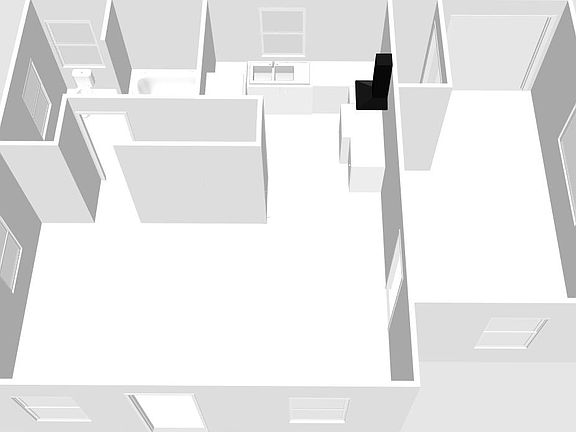 3 D layout of floor 1.