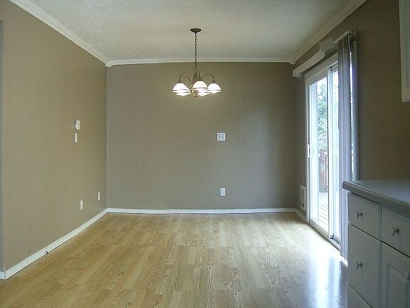 Dining Room w/Sliders to Deck