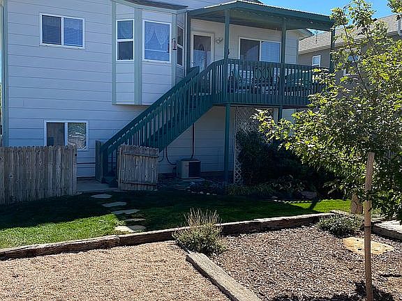 West facing deck