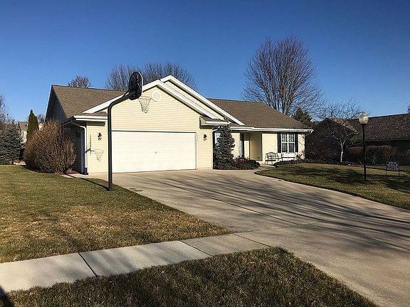 Front of house in autumn