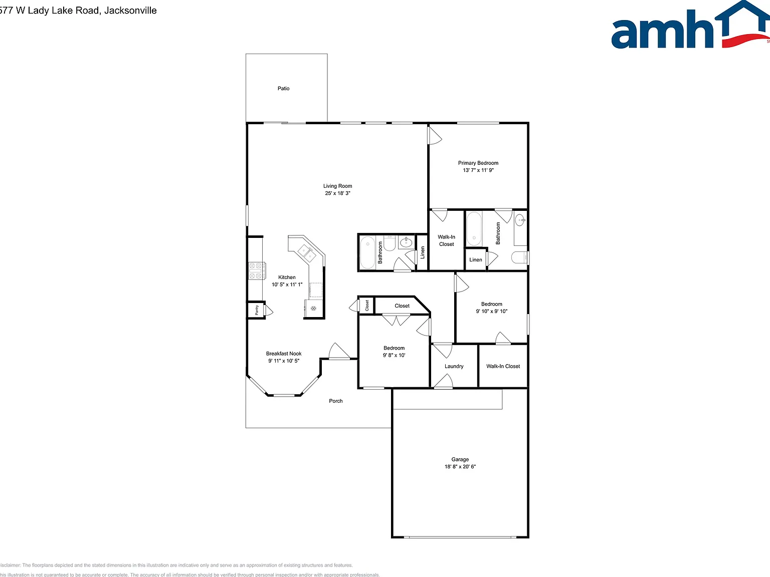 3 bed, 2.0 bath, 1491 sqft, $1,870 — Photo 2