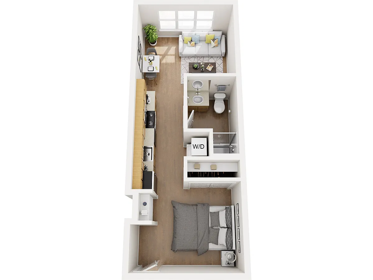 Floor plan Studio A3