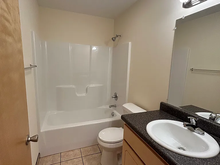 Hallway bathroom