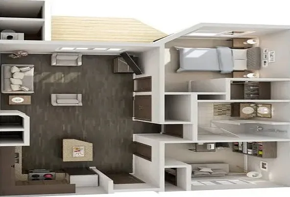 The Euclid- West 1 Bedroom/Den The Euclid- West 1 Bedroom/Den