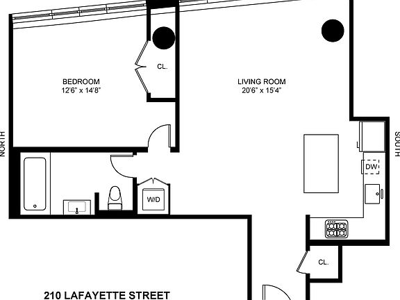 2nd image of 210 Lafayette St APT 6B