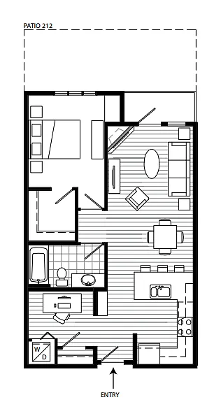 Floor plan Plan 1K