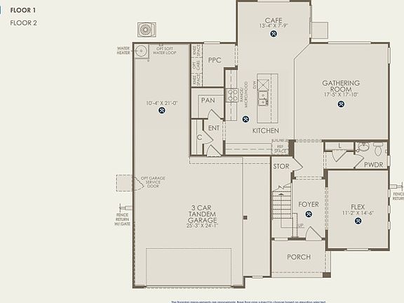 Harlow Floor Plan, Quick Move-in Home, Floor 1