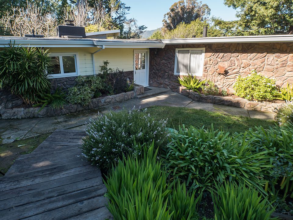 Landscaped front yard
