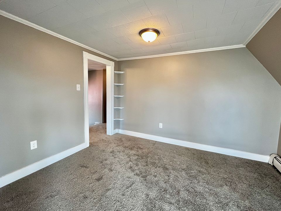 Living Room Area with Built in Shelving