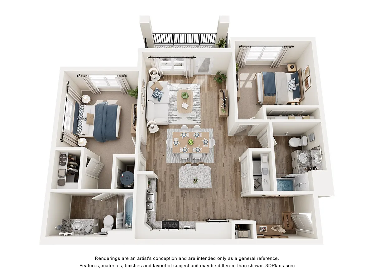 Floor plan B1- The Sinclair