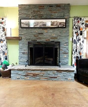 Custom fireplace