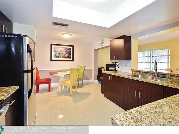 Renovated open plan kitchen
