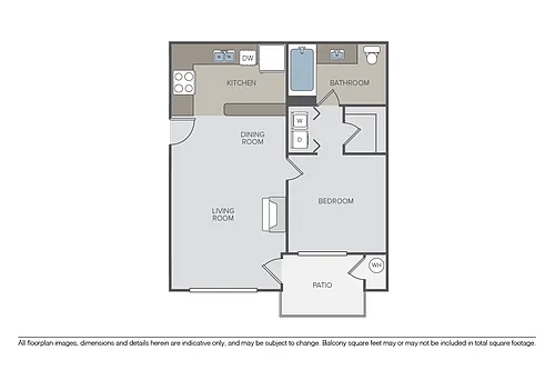 Floor plan Plan 1A