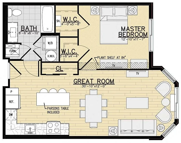 Floor plan B3