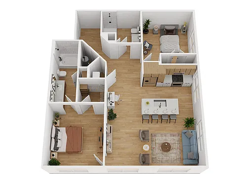 Floor plan B3