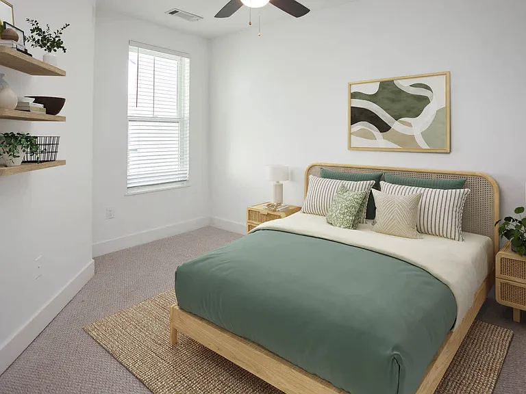 Carpeted Bedroom