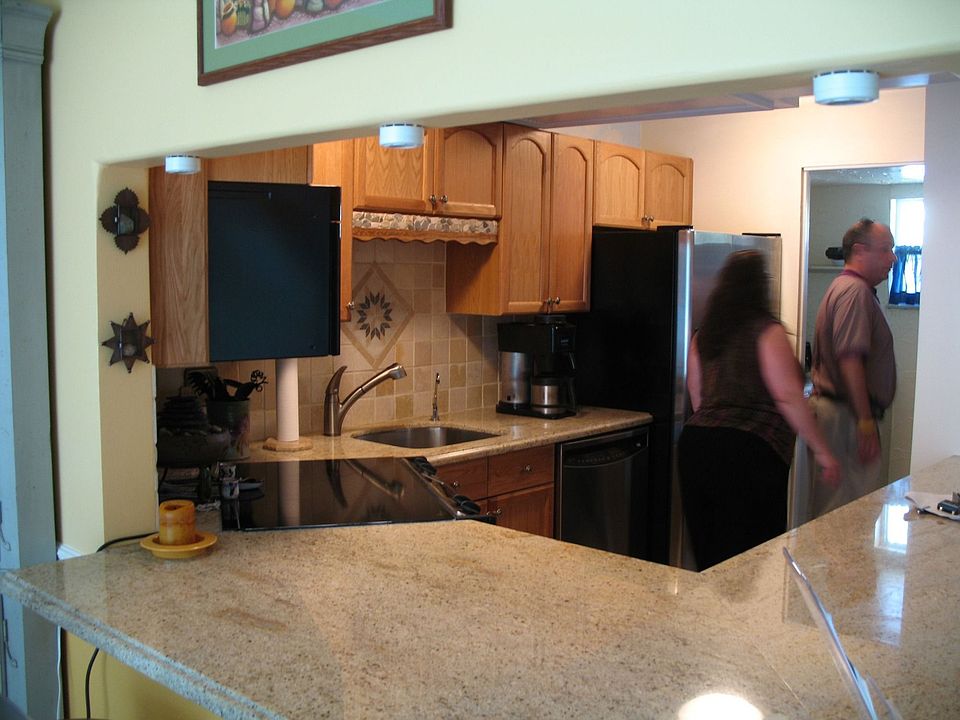 Remodeled granite kitchen