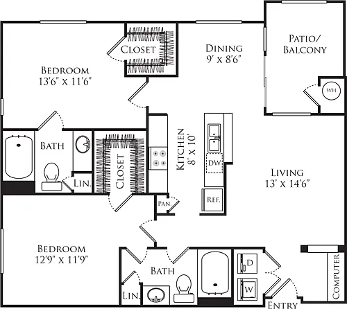 Floor plan The Georgetown
